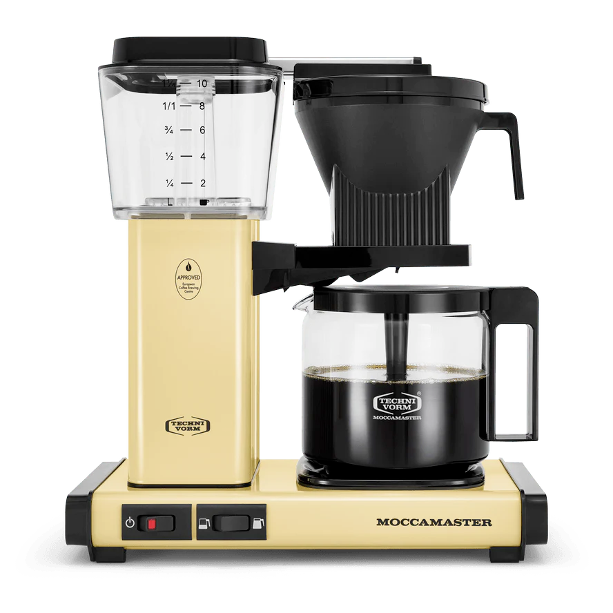 Moccamaster ゴールド コーヒーメーカー Technivorm Moccamaster KBGV Select, Butter Yellow | Common Housefly