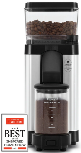 Moccamaster KM5 Burr Grinder, Polished Silver