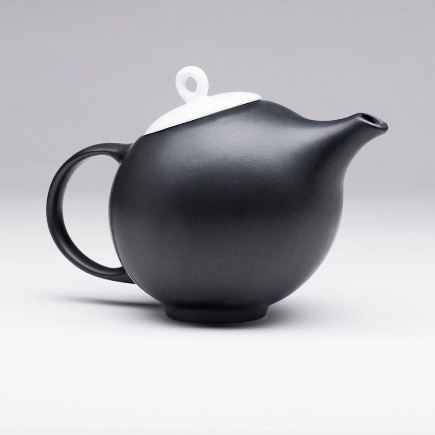 Maia Ming Eva Teapot - Black Stoneware, Matte