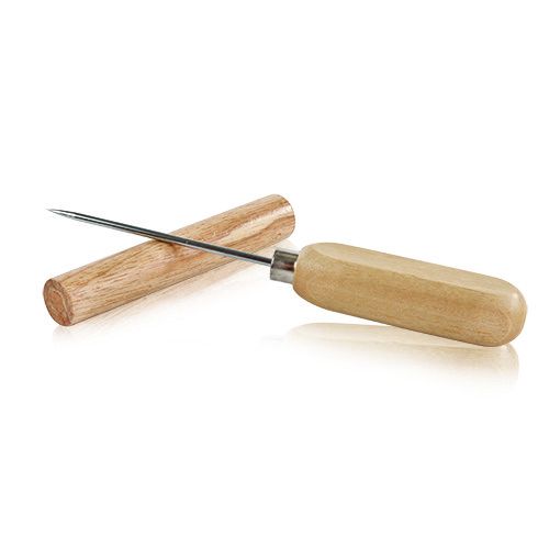 Spike Wooden Ice Pick w/Cover