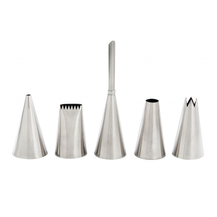 Pastry Decorating Tip Set, 5 pieces