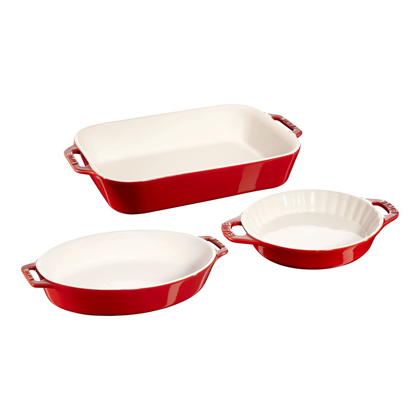 Staub Ceramic 9-inch X 9-inch Square Covered Baking Dish - White