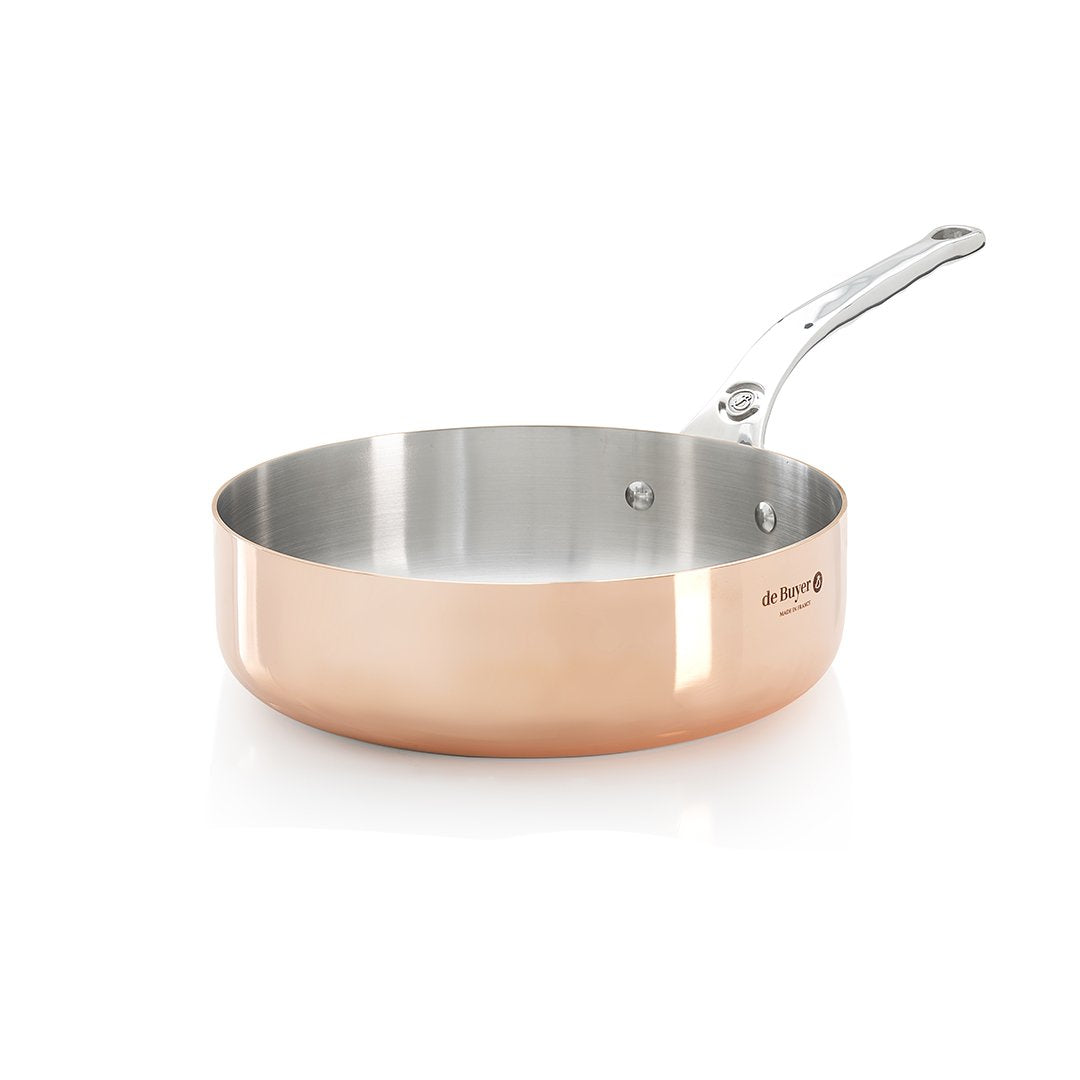 DeBuyer brushed stainless steel casserole