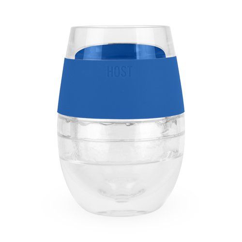 Buy navy Host Cooling Wine Glass, Solid Colors, Sold Individually