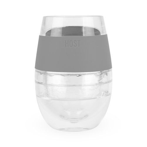 Buy grey Host Cooling Wine Glass, Solid Colors, Sold Individually