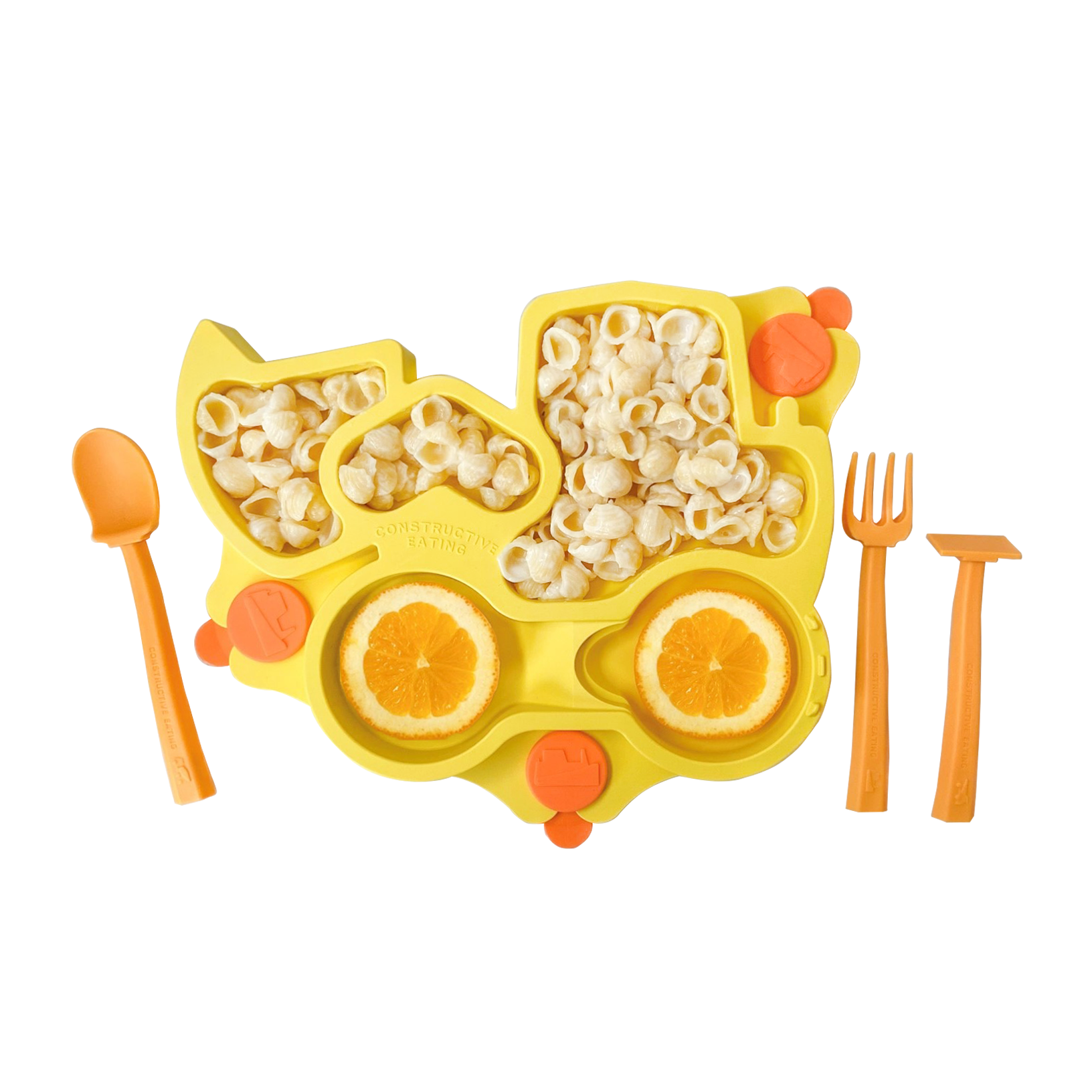 Constructive Eating Baby Truck Plate