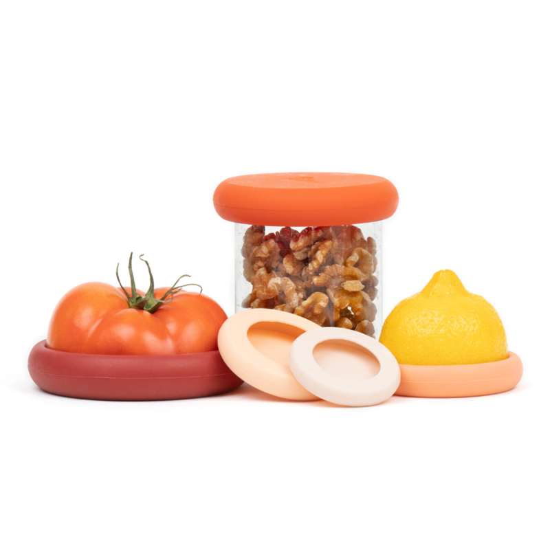 Buy terracotta Food Huggers, Set of 5, Multiple Colors