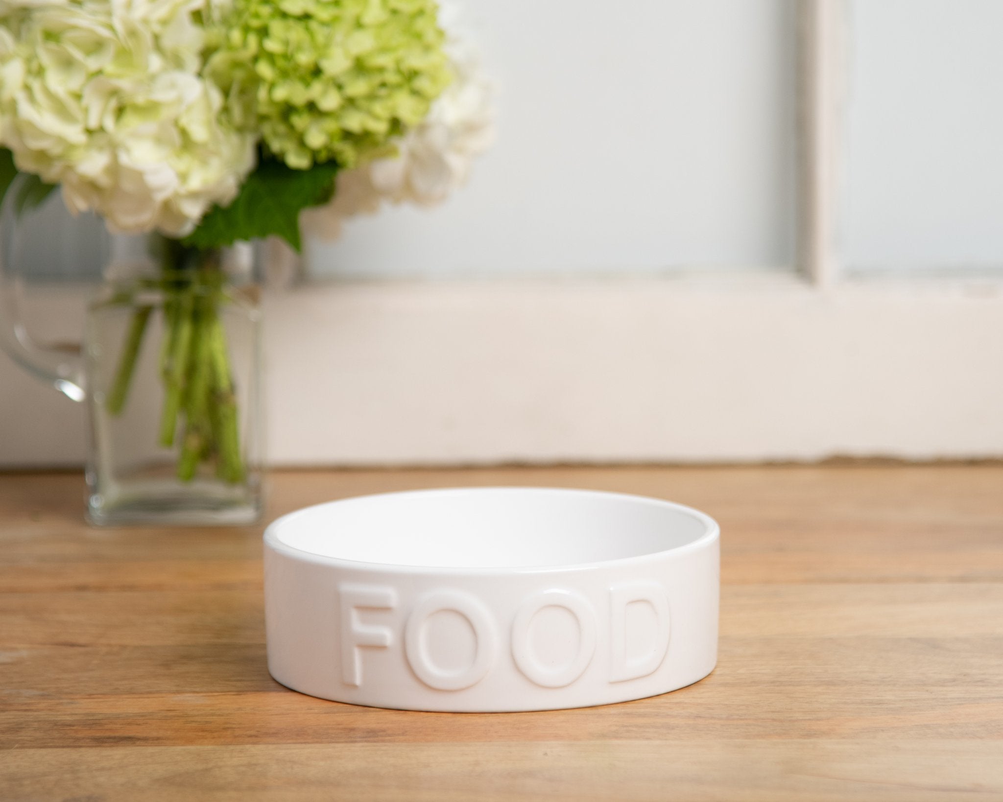 Park Life Designs Classic Food Pet Bowl, Medium White