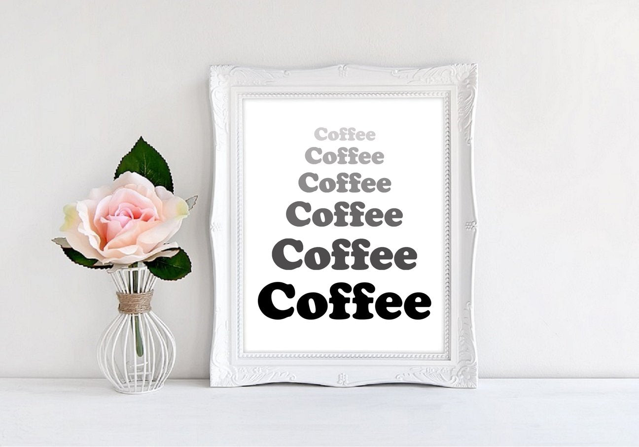 Coffee Coffee Coffee - Print