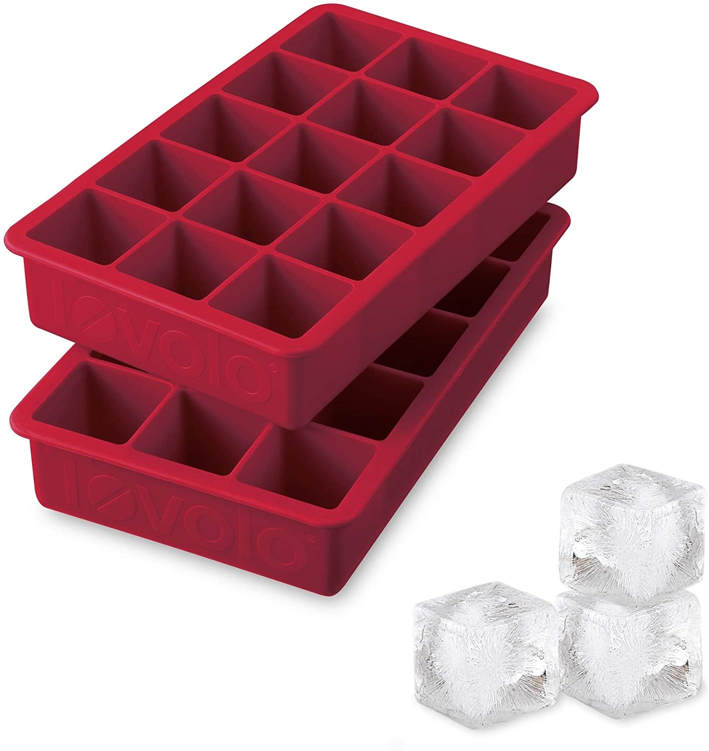 Tovolo Perfect Cube Ice Tray, Set of 2