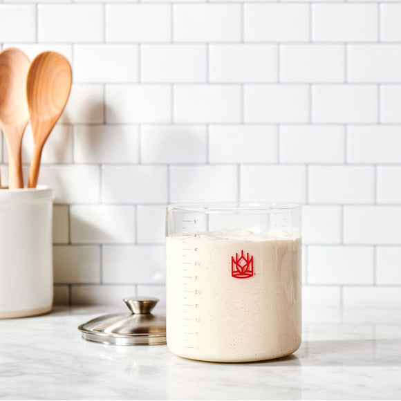 King Arthur Baking Glass Sourdough Crock