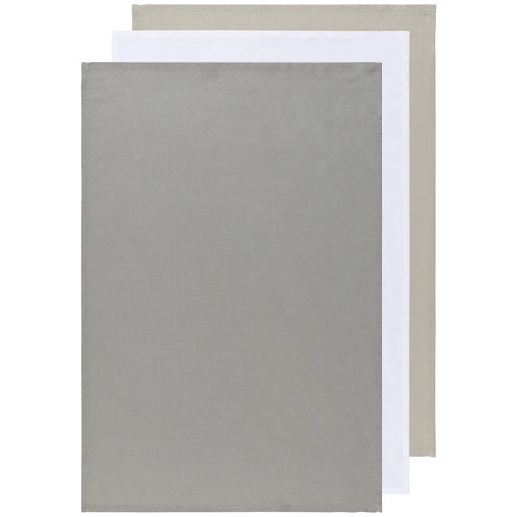 Now Designs Floursack Dishtowels, Set of 3, Multiple Colors