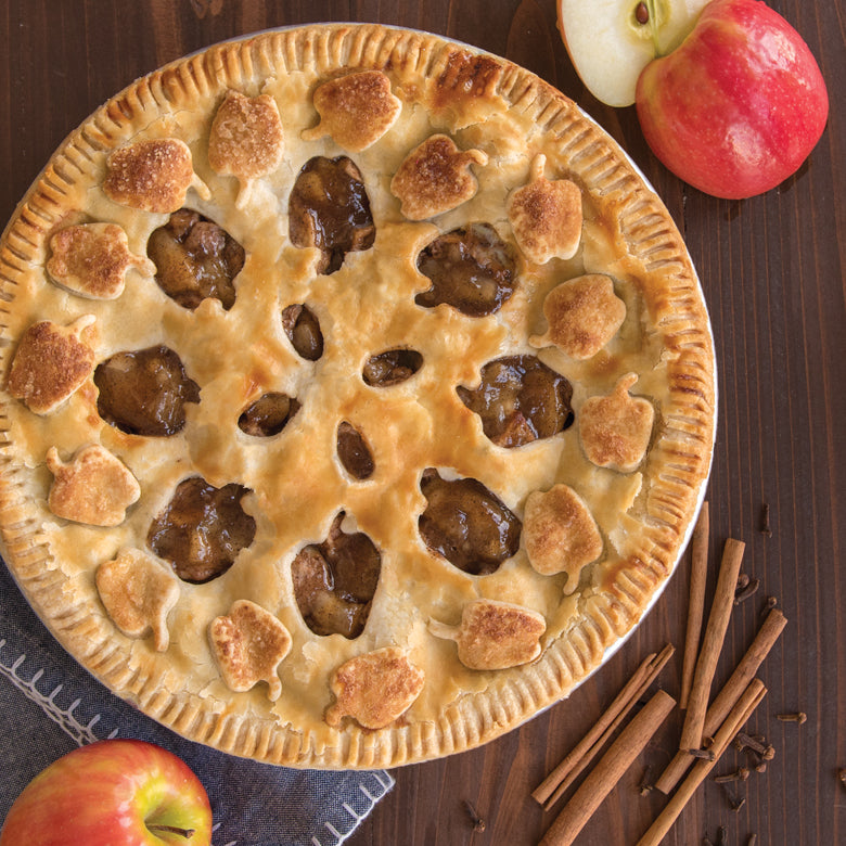 Nordicware Reversible Pie Top Cutter, Leaves & Apples, 12''