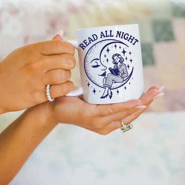 Read All Night Mug, 11oz