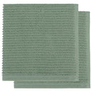 Now Designs Ripple Dishcloths, Set of 2, Elm Green-2