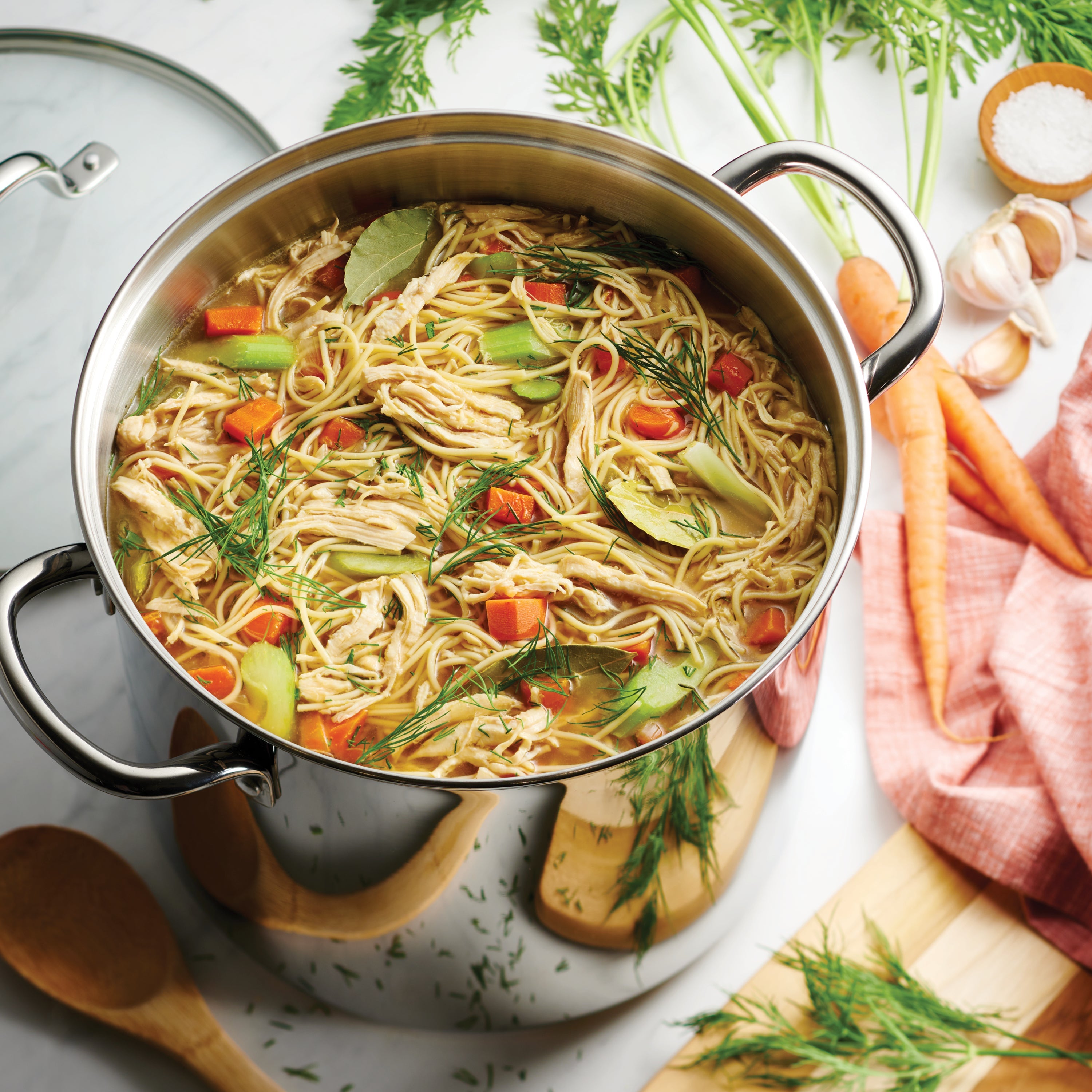 Tramontina Covered Stainless Steel Stock Pot, 12 Qt