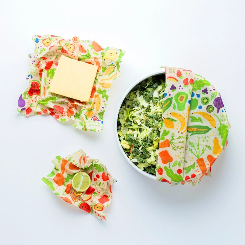 Bee's Wrap Assorted Pack, Multiple Designs
