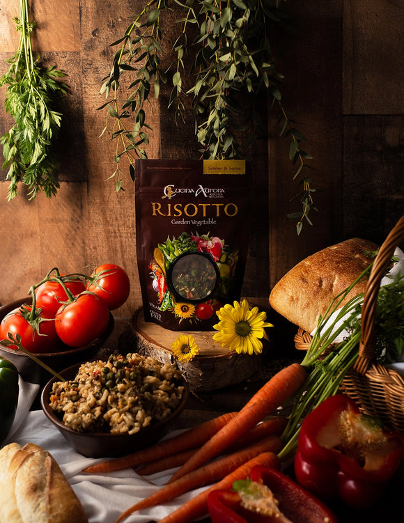 Cucina Aurora Garden Vegetable Risotto, 5 oz