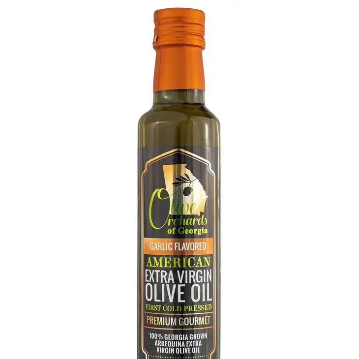 Olive Orchards of Georgia Extra Virgin Olive Oil, Garlic Flavored