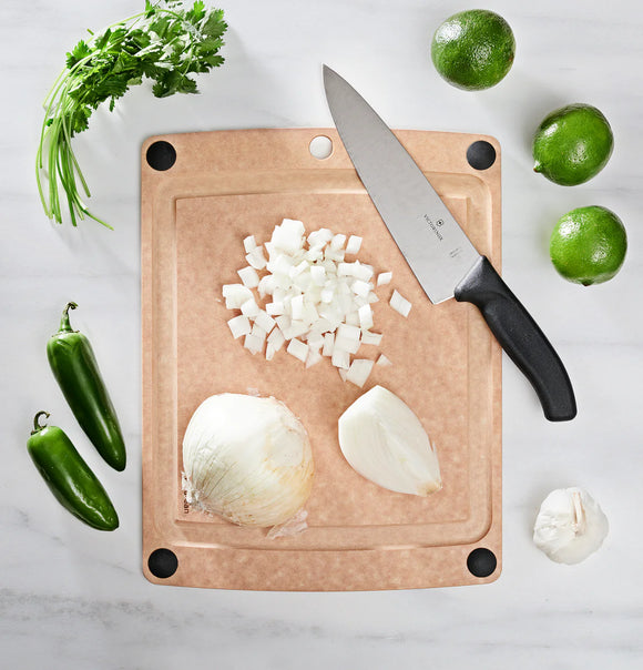 Epicurean All-in-One Series Cutting Board, Natural/Black feet, Multiple Sizes