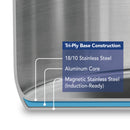 Tramontina Covered Stainless Steel Stock Pot, 12 Qt-2