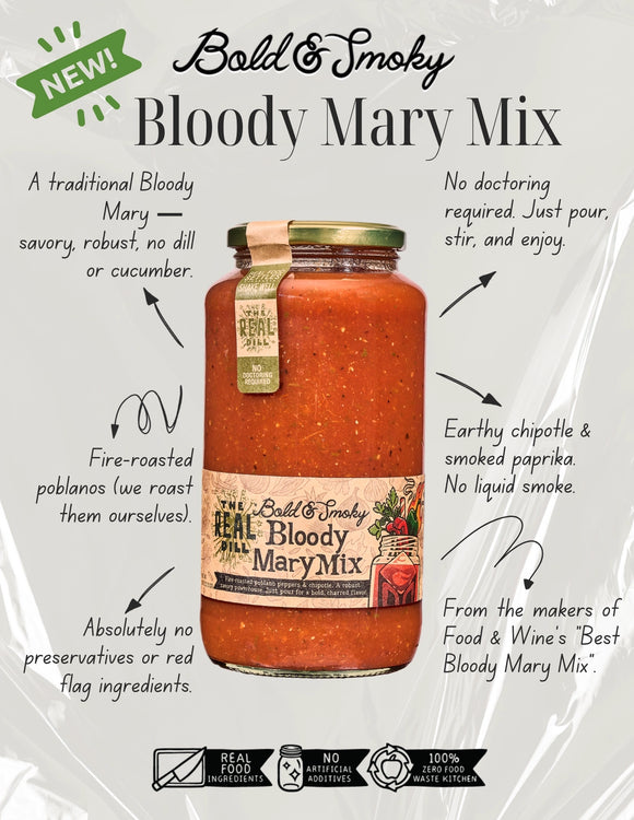 The Real Dill Bold & Smoky Bloody Mary Mix, 32 oz