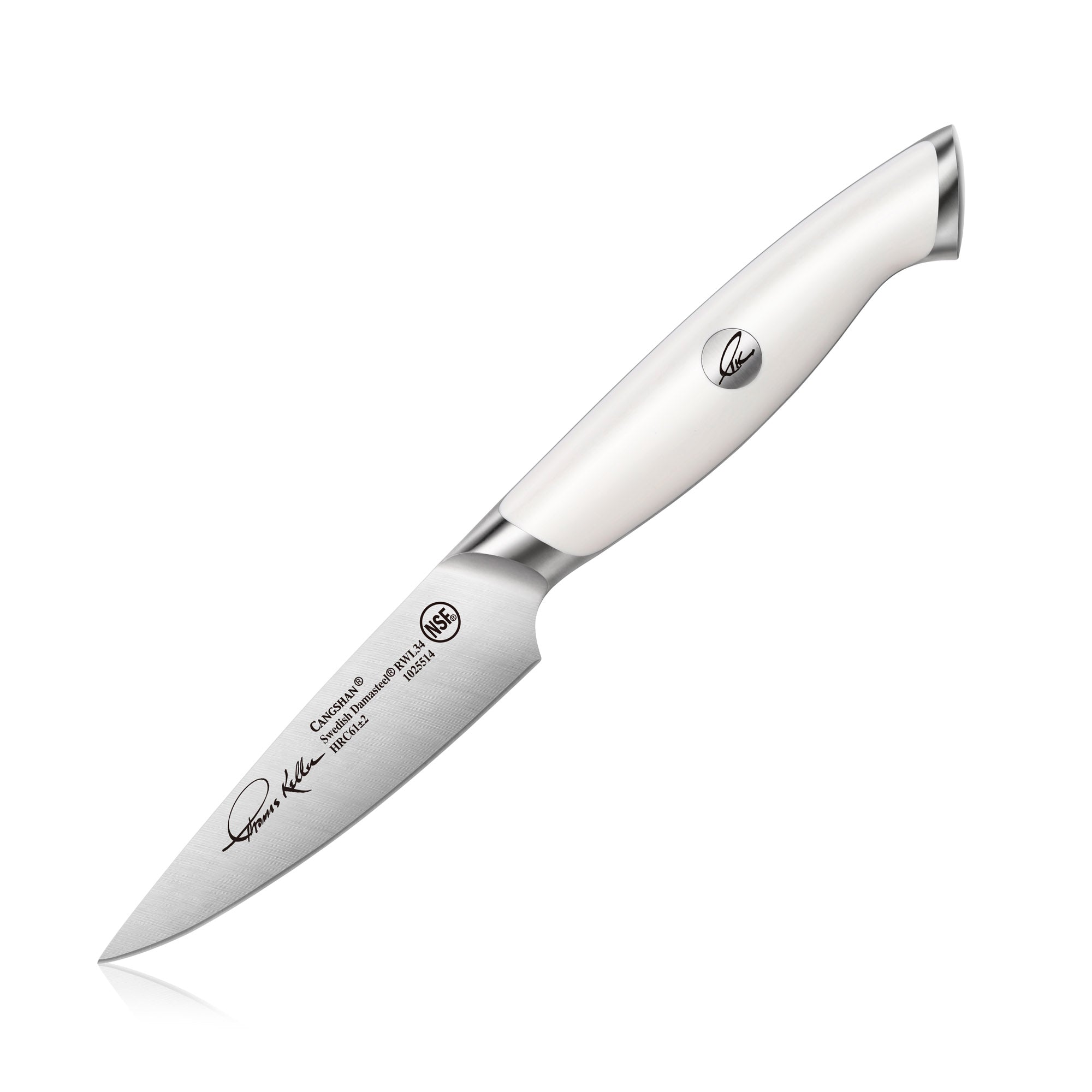 Thomas Keller Signature Collection 3.5" Paring Knife, White