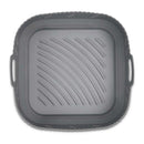 HIC Kitchen Collapsible Silicone Square Air Fryer Basket Liner, 7qt-3