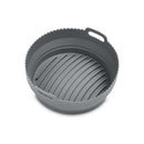 HIC Kitchen Collapsible Silicone Round Air Fryer Basket Liner, 7qt