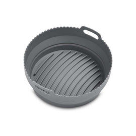 HIC Kitchen Collapsible Silicone Round Air Fryer Basket Liner, 7qt