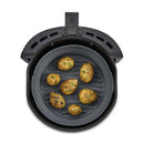 HIC Kitchen Collapsible Silicone Round Air Fryer Basket Liner, 7qt-5