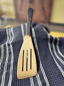 Two Ravens Handmade Wood Slotted French Style Spatula