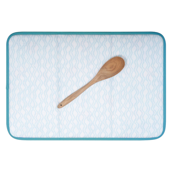 Once Again Home Co. Drying Mat - Iris & Sea Seashells Galore