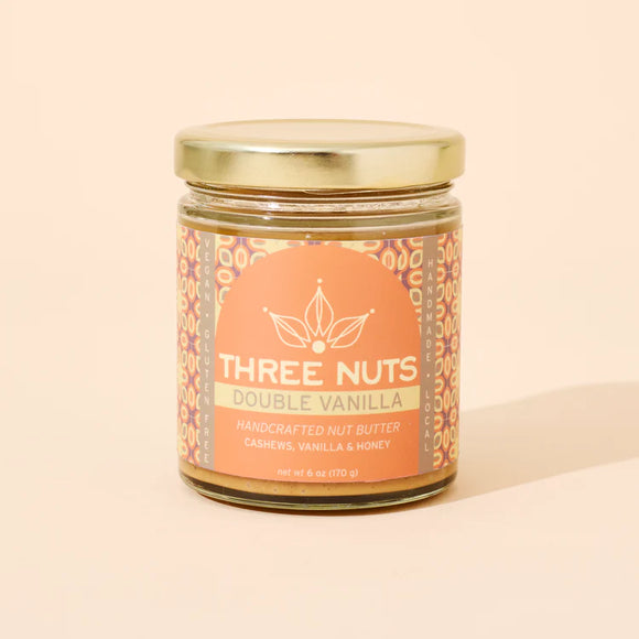 Three Nuts Co. Double Vanilla Cashew Butter, 6 oz