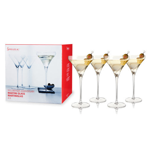 Spiegelau Willsberger Martini Glass, 9.2 oz, Set of 4