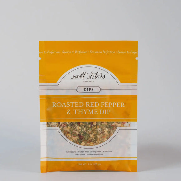 Salt Sisters Roasted Red Pepper & Thyme Dip Mix, 1 oz