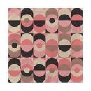 Mod Lounge Paper Co Cocktail Napkin Pink and Black Oval