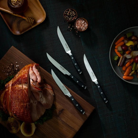Avanta Fine Edge Steak Knife Set, POM Handle, 4 Pc. set
