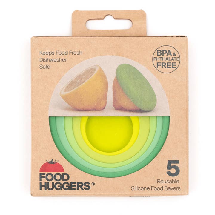 Food Huggers, Set of 5, Multiple Colors