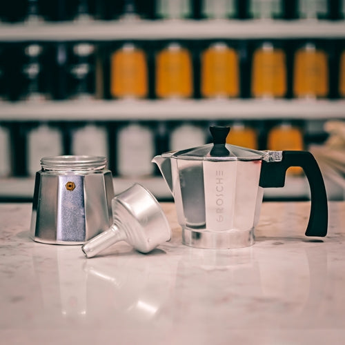 Grosche Milano Stovetop Espresso Coffee Maker, Chrome, Multiple Sizes