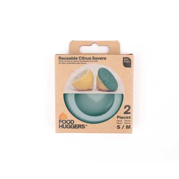 Food Huggers Forest Green Citrus Savers, Set of 2