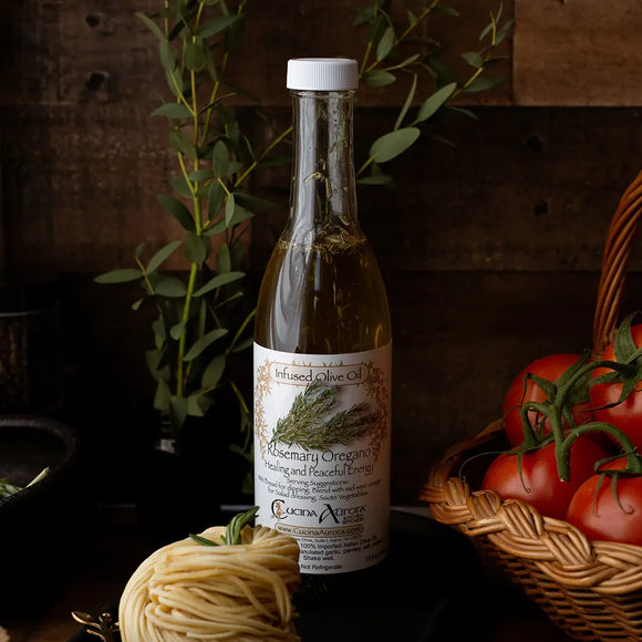 Cucina Aurora Rosemary & Oregano Olive Oil, 12 oz