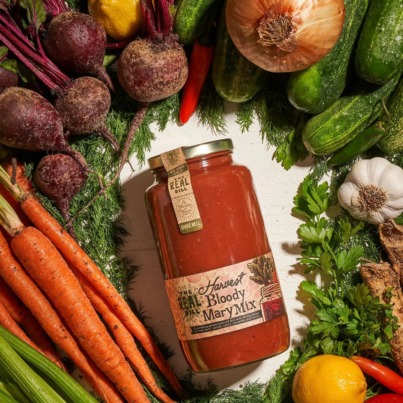 The Real Dill Harvest Bloody Mary Mix, 32 oz