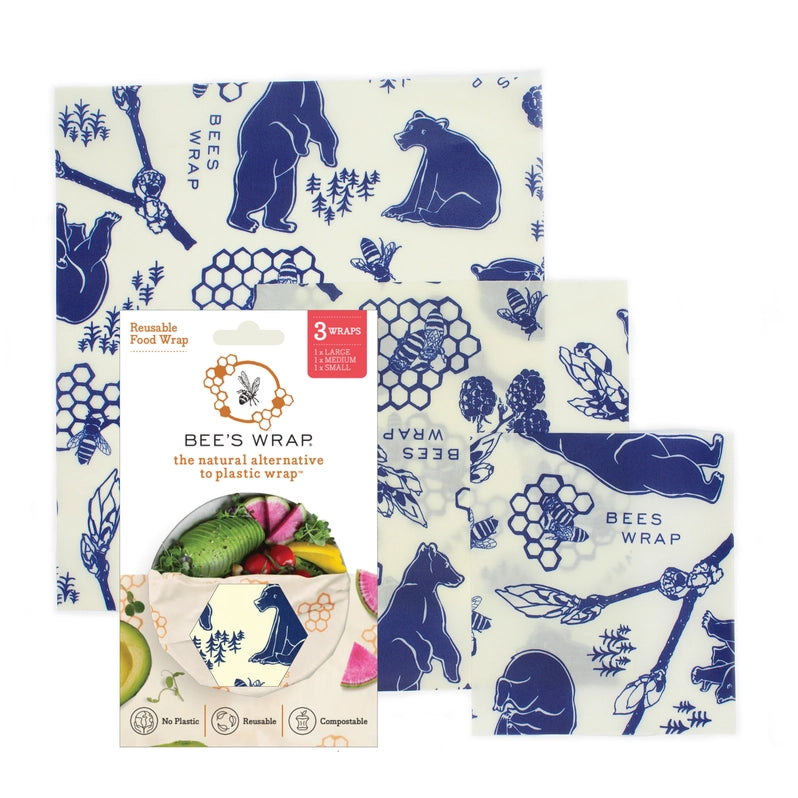 Bee's Wrap Assorted Pack, Multiple Designs