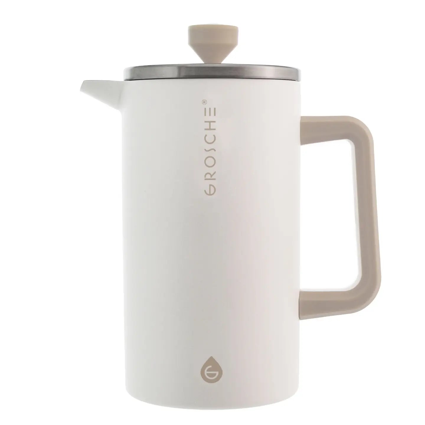 Grosche Dublin SS French Press, White