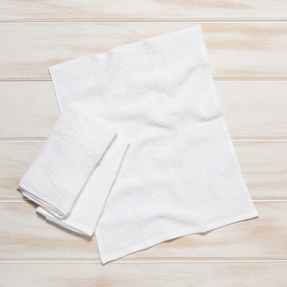 Now Designs White Utility Barmops, Multiple Sizes