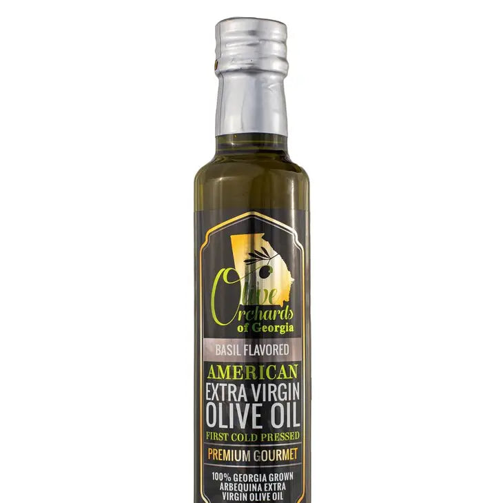 Olive Orchards of Georgia Extra Virgin Olive Oil, Basil Flavored
