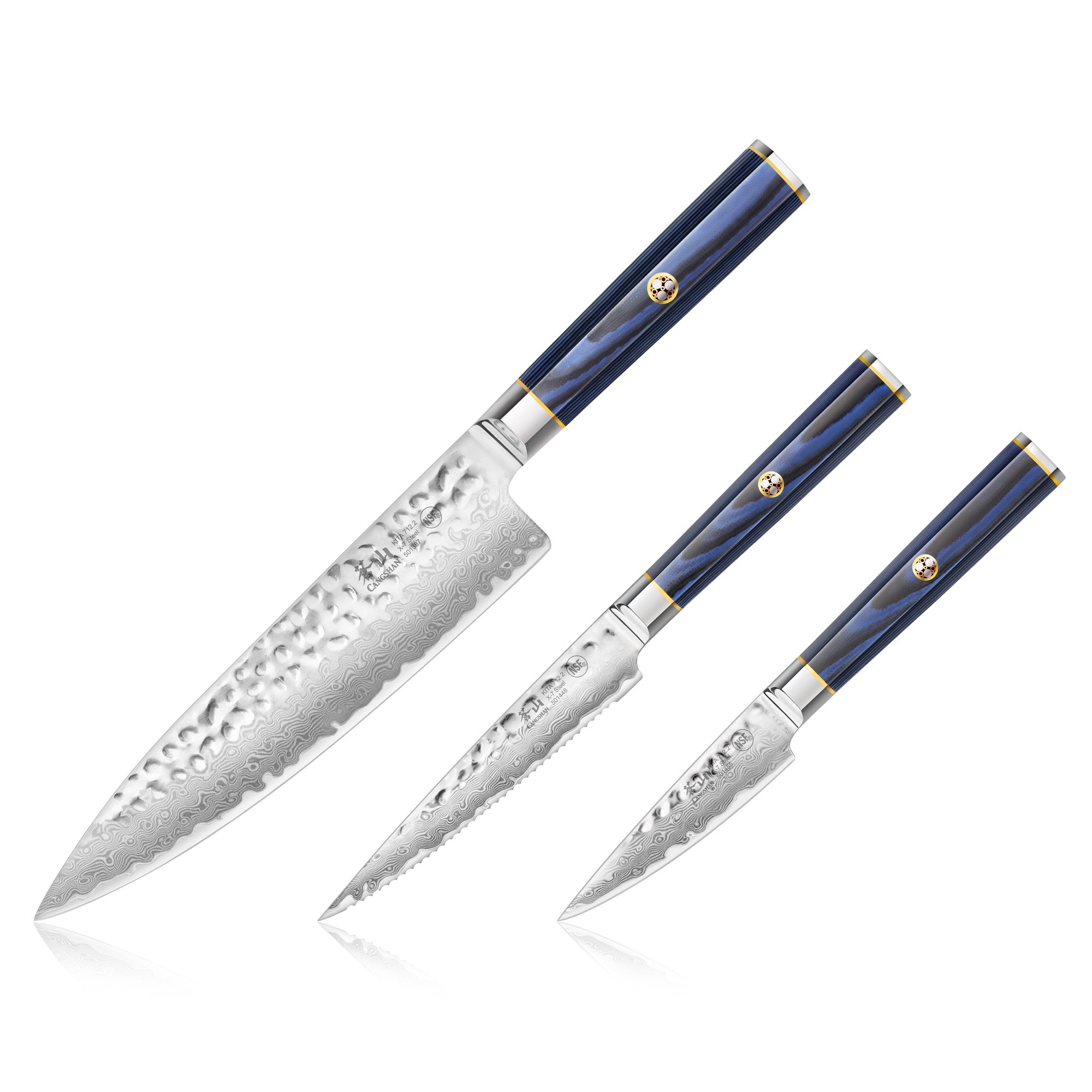 Cangshan KITA 3-piece Starter Knife Set, Ash Box