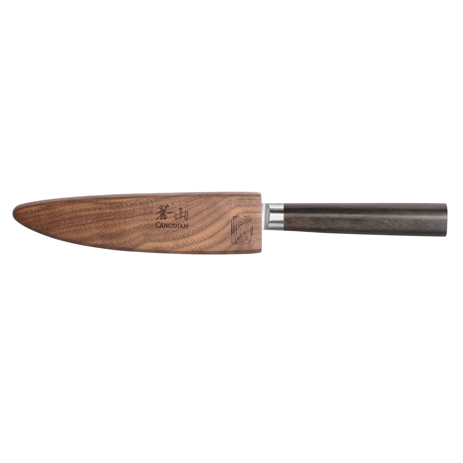 Cangshan Haku 5" Serrated Utility Knife w/ Sheath-2