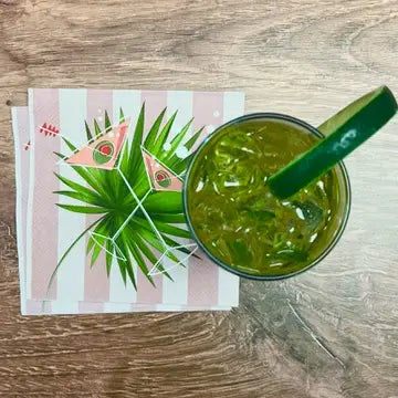 Mod Lounge Paper Co Cocktail Napkin Martini Palm